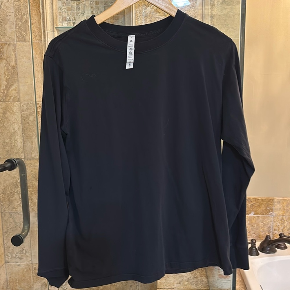 Lululemon long sleeve black love tee shirt 6